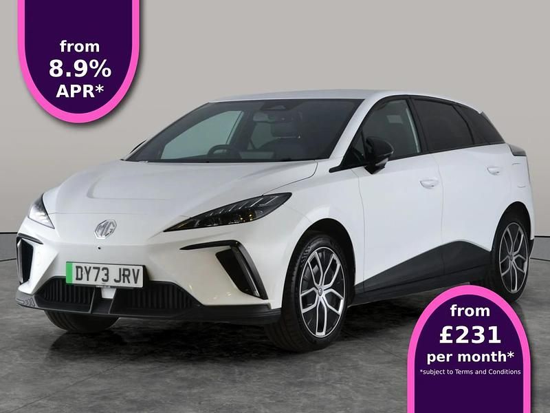 White Used 2023 MG MG4 EV Trophy Hatchback | £16,646 (Fair price) - Image 1/4