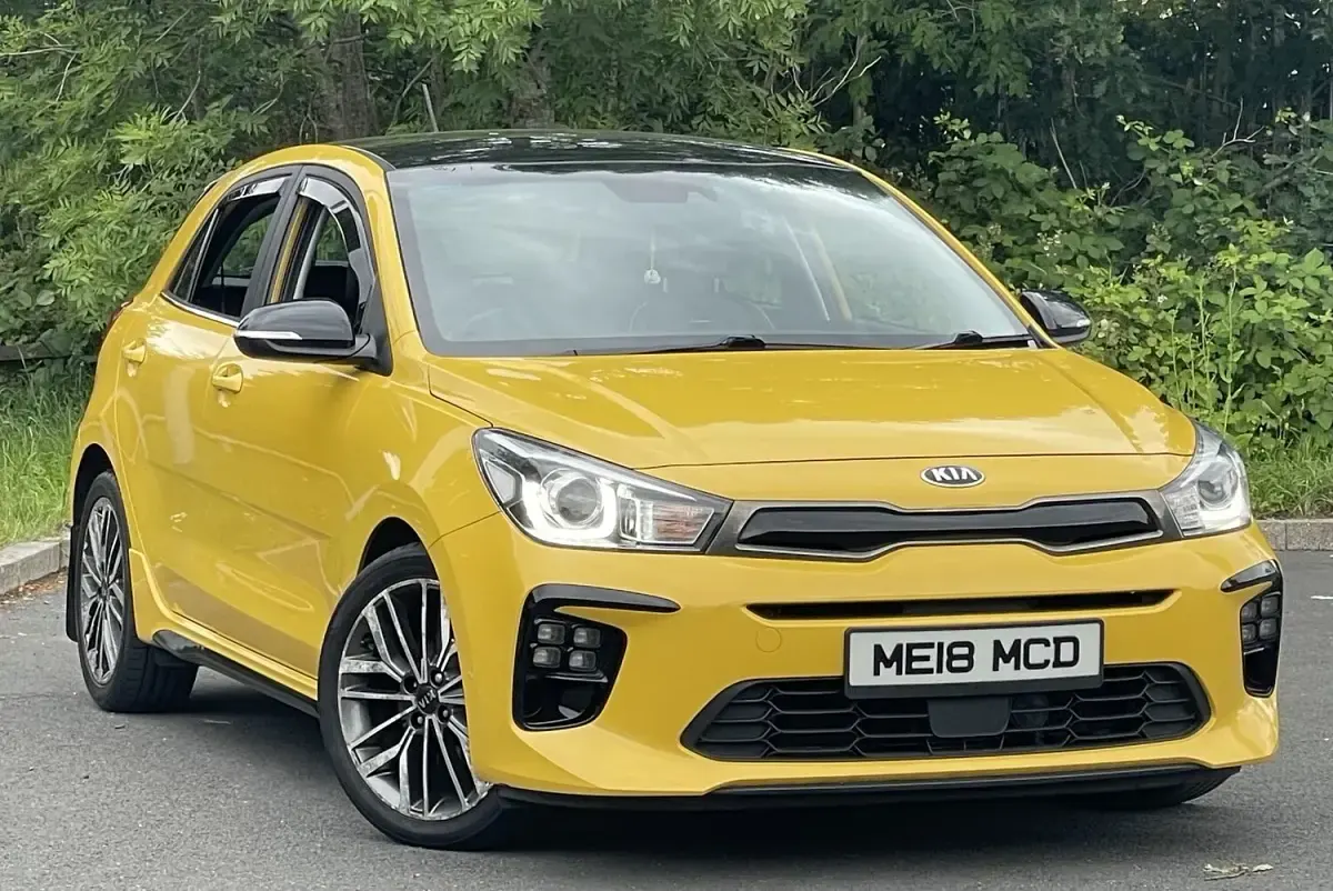 Used Kia Rio GT-Line 2019 Yellow Hatchback