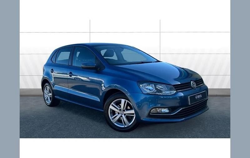 Used VW Polo Edition 90 HP (66 kW) 2017 Blue Hatchback