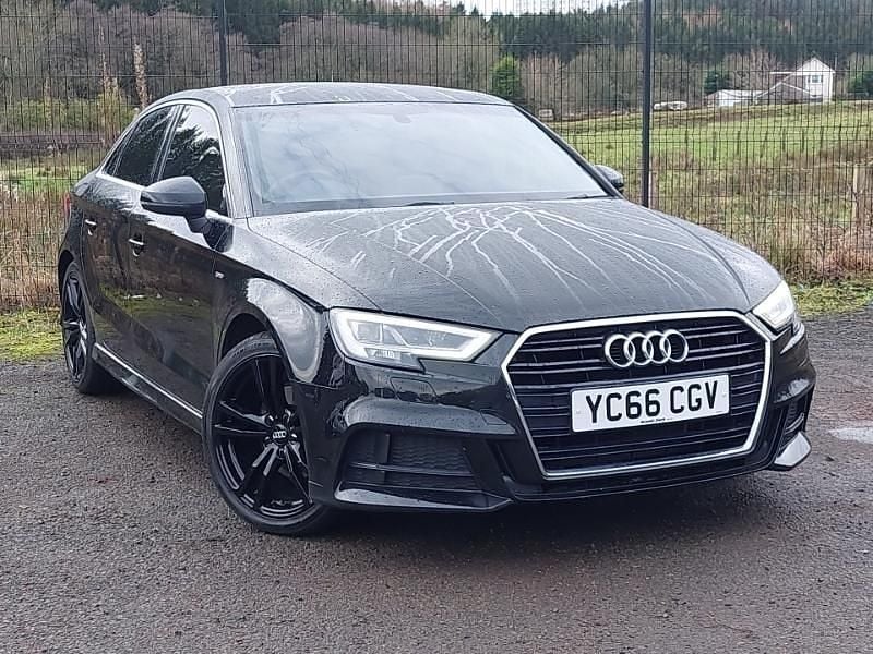 Black Used 2016 Audi A3 S-Line Sedan | £11,498 (Fair price) - Image 1/4