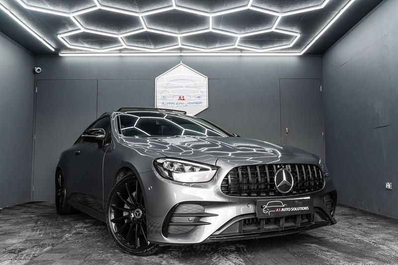 Used Mercedes E220 AMG line 194 HP (142 kW) 2022 Grey Coupe