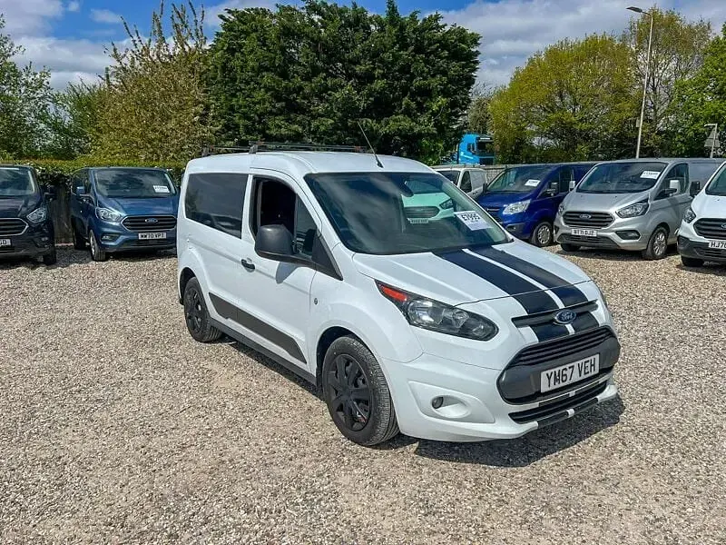Begagnad Ford Transit Connect Trend 100 HK (73 kW) 2018 Vit Minibuss
