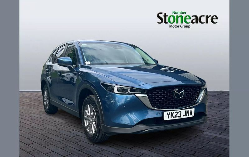Blue Used 2023 Mazda CX-5 Center-Line SUV | £24,995 (A bit pricey) - Image 1/4