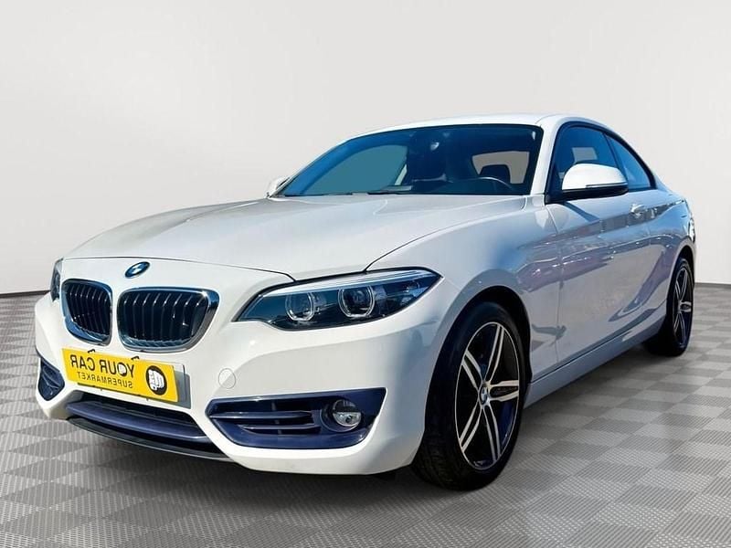 Used BMW 218 Sport Line 136 HP (100 kW) 2018 White Coupe