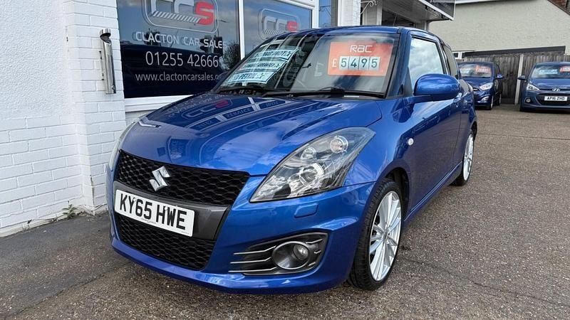 Used Suzuki Swift Sport 136 HP (100 kW) 2015 Blue Hatchback