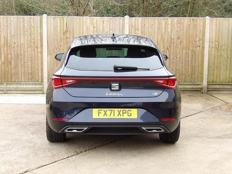 Used Seat Leon FR 128 HP (94 kW) 2021 Blue Hatchback