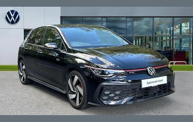 Used VW Golf VIII GTI 265 HP (194 kW) 2024 Grenadilla black metallic Hatchback
