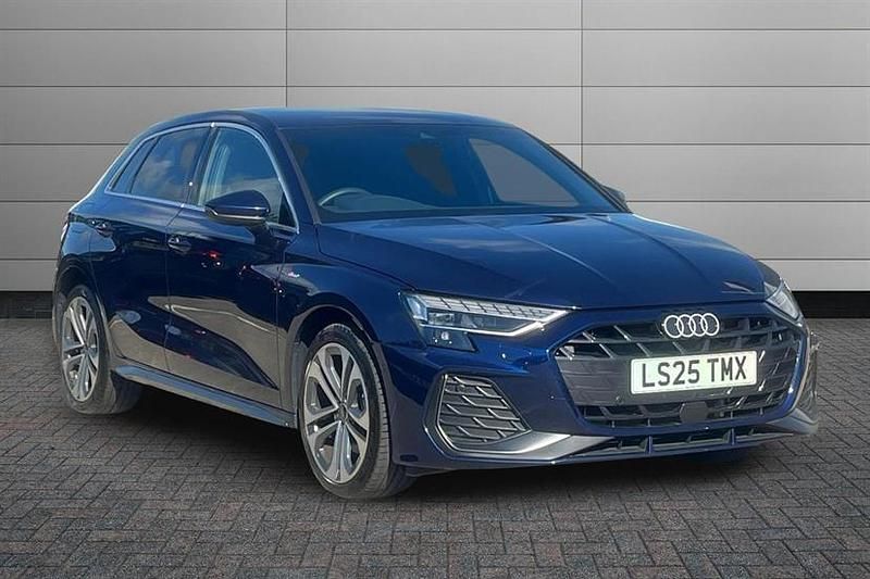 Navarra blue Used 2025 Audi A3 e-tron S-Line Hatchback | £29,950 (A bit pricey) - Image 1/4