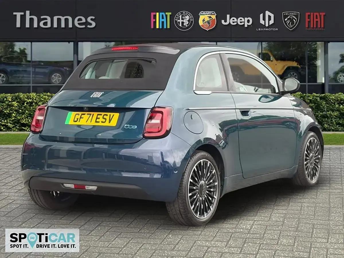 Used Fiat 500e La Prima 85 kW (116 HP) 2021 Green