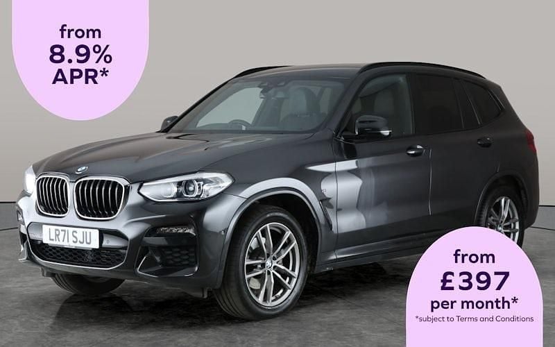 Grey Used 2021 BMW X3 M Sport SUV | £27,009 (Super price) - Image 1/3