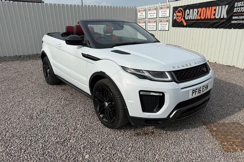 White Used 2016 Land Rover Range Rover evoque HSE Dynamic Cabriolet | £16,799 (Fair price) - Image 1/1