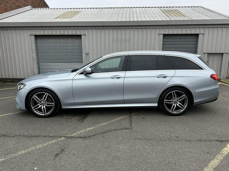 Used Mercedes E220 AMG line 194 HP (142 kW) 2018 Silver Estate