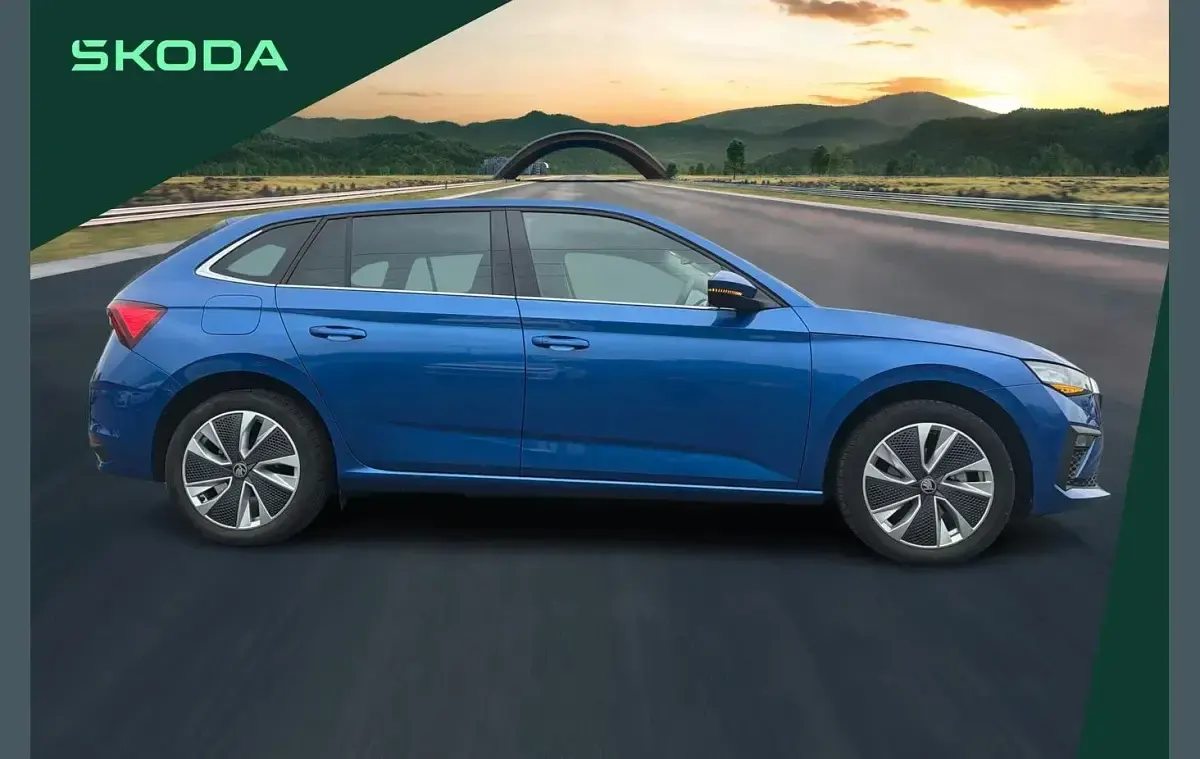 Used Skoda Scala SE L 113 HP (83 kW) 2025 Blue Hatchback