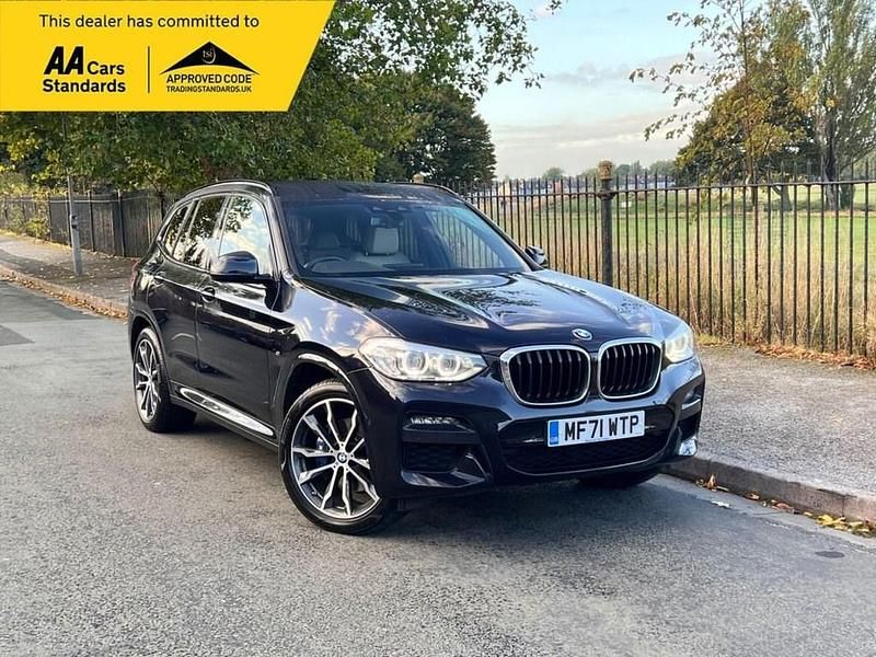 Black Used 2021 BMW X3 M Sport SUV | £22,695 (Fair price) - Image 1/4