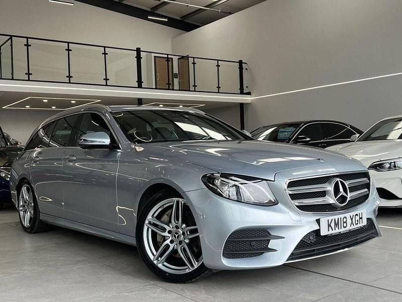 Silver Used 2018 Mercedes E220 AMG line Estate | £15,495 (Good price) - Image 1/4