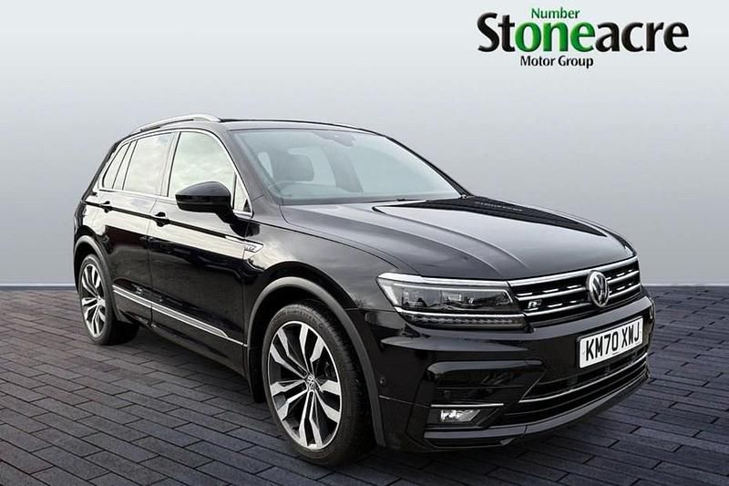 Used VW Tiguan R-line 150 HP (110 kW) 2020 Black SUV