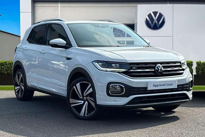 White Used 2022 VW T-Cross R-line SUV | £21,780 (Fair price) - Image 1/4