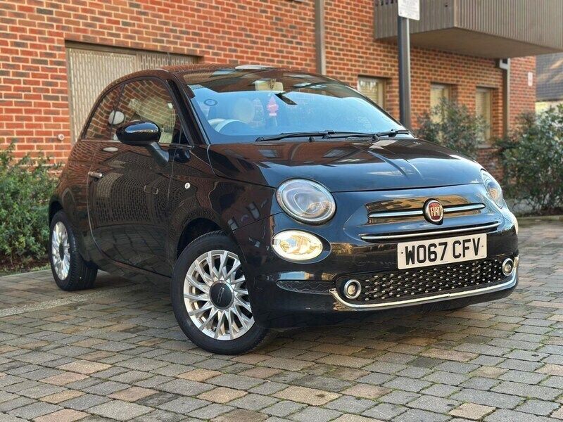 Black Used 2018 Fiat 500 Lounge Hatchback | £5,295 (Super price) - Image 1/4