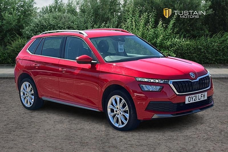Red Used 2021 Skoda Kamiq SE L SUV | £16,499 (Fair price) - Image 1/4