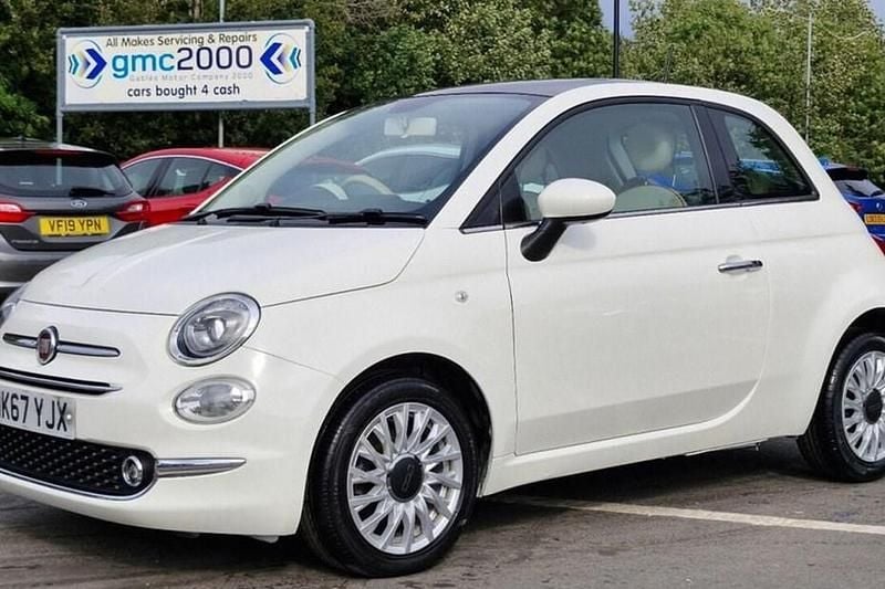 White Used 2017 Fiat 500 Lounge Hatchback | £6,495 (Fair price) - Image 1/1