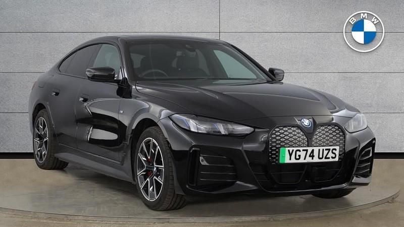 Black Used 2024 BMW i4 M Sport Sedan | £41,750 (Fair price) - Image 1/4