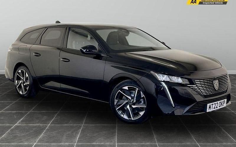 Black Used 2022 Peugeot 308 Allure Premium Estate | £15,195 (Good price) - Image 1/2