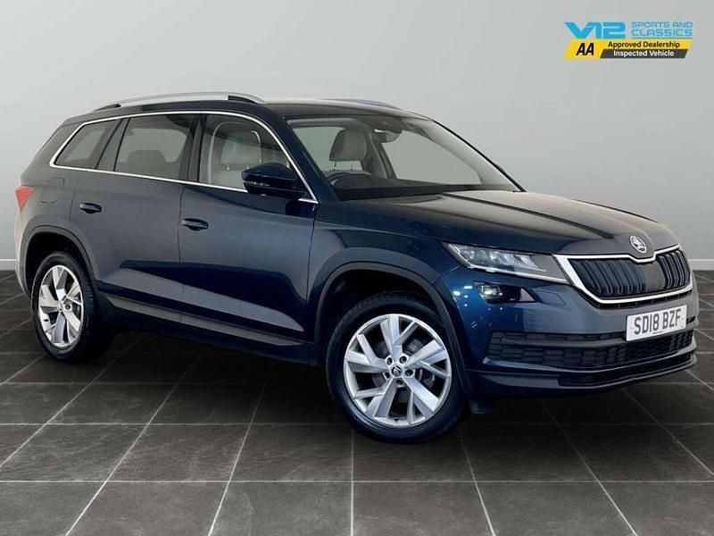 Blue Used 2018 Skoda Kodiaq SUV | £13,495 (Good price) - Image 1/2