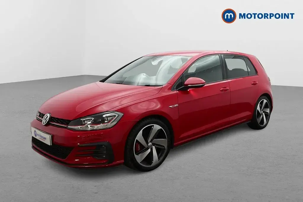 Begagnad VW Golf VII GTI 2019 Röd Halvkombi