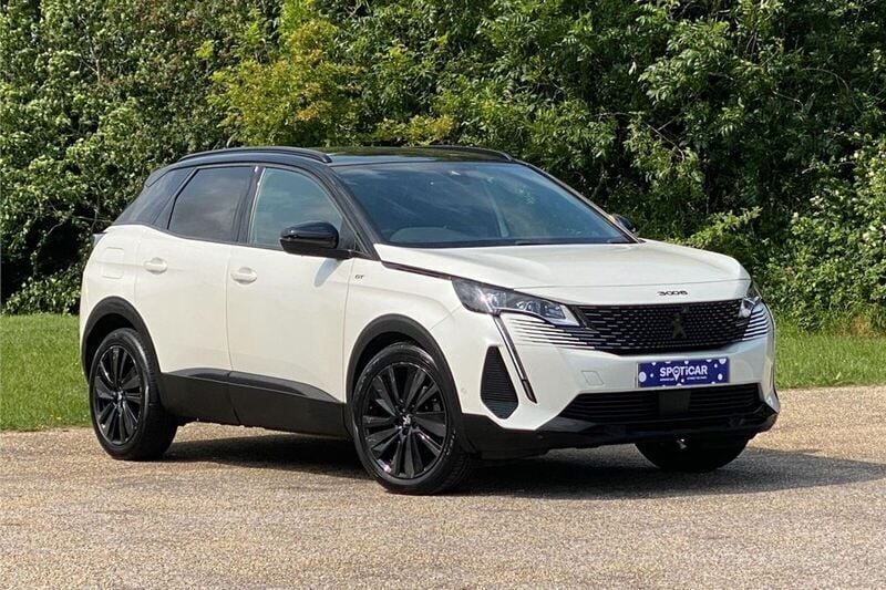 White Used 2021 Peugeot 3008 Premium SUV | £21,152 (Fair price) - Image 1/4