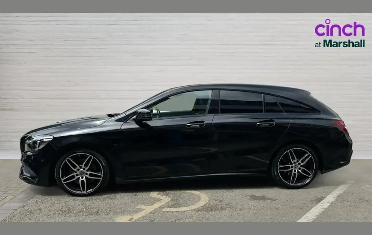Used Mercedes CLA220 AMG line 174 HP (127 kW) 2018 Black Coupe
