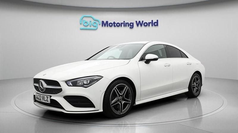 Used Mercedes CLA180 AMG line 136 HP (100 kW) 2022 White Sedan