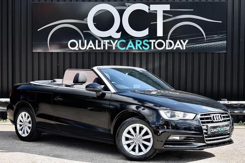 Black Used 2014 Audi A3 Cabriolet Cabriolet | £7,995 (Fair price) - Image 1/4