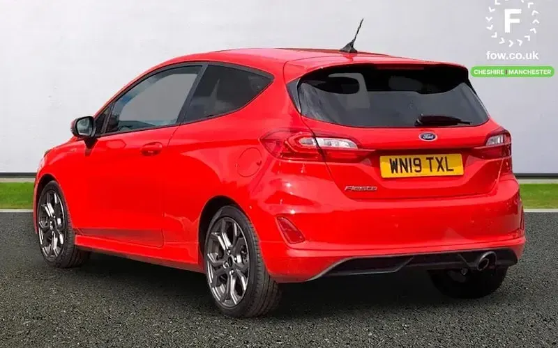 Used Ford Fiesta ST-Line X 101 HP (74 kW) 2019 Red Hatchback