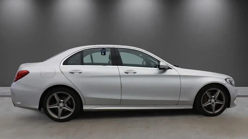 Begagnad Mercedes C250 AMG line 204 HK (150 kW) 2017 Silver Sedan