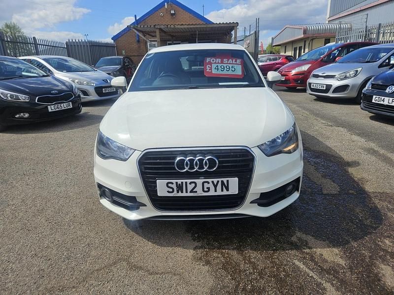 Used Audi A1 S-Line 105 HP (77 kW) 2012 White Hatchback