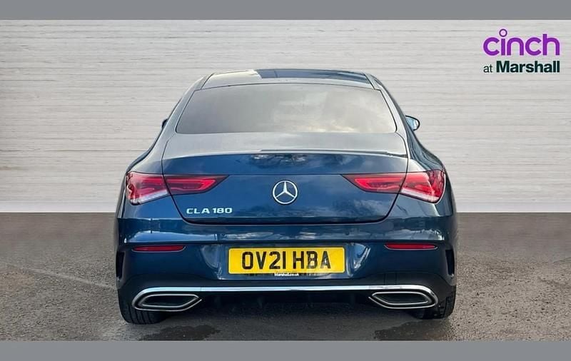 Used Mercedes CLA180 AMG Line Premium Plus 134 HP (98 kW) 2021 Blue Sedan