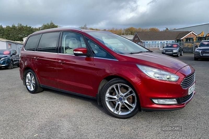 Red Used 2018 Ford Galaxy Titanium X MPV | £10,995 (Fair price) - Image 1/1
