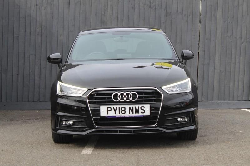 Used Audi A1 S-Line 116 HP (85 kW) 2018 Black Hatchback