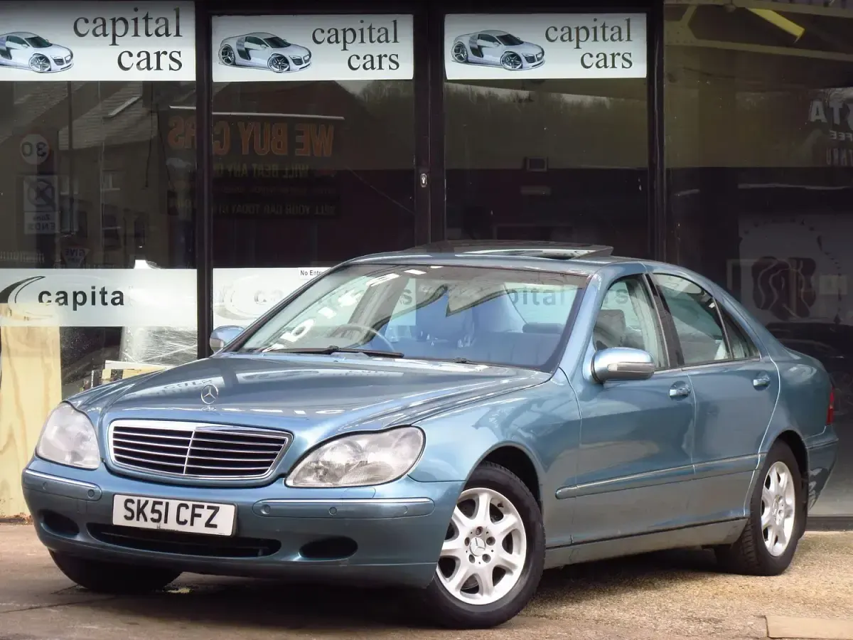 Used Mercedes S320 2001 Blue Sedan