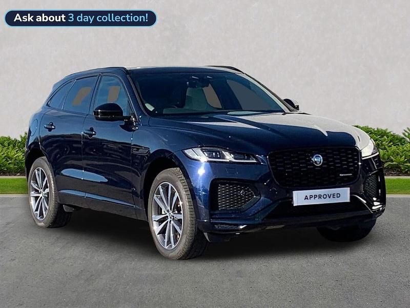 Blue Used 2024 Jaguar F-Pace R-Dynamic SUV | £44,359 - Image 1/4