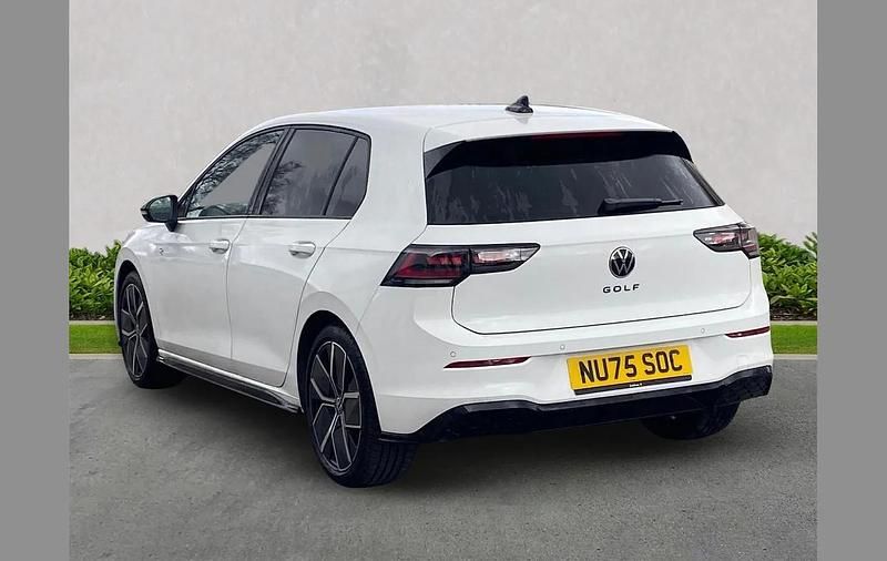 New VW Golf VIII Black Edition 150 HP (110 kW) 2025 White Hatchback