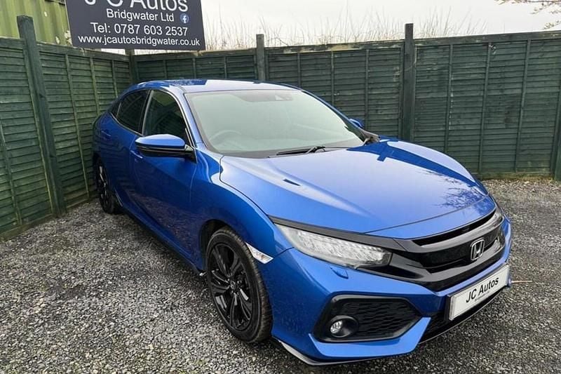 Used Honda Civic Sport 182 HP (133 kW) 2018 Blue Hatchback