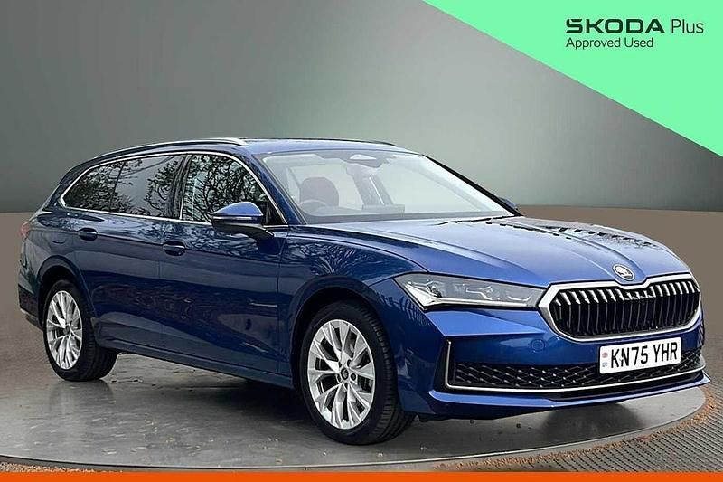 Used Skoda Superb SE L 150 HP (110 kW) 2025 Blue Estate