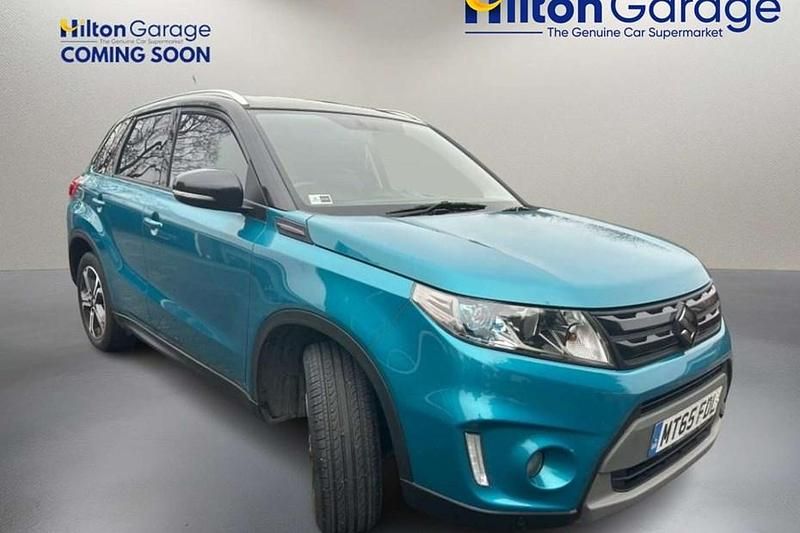 Used Suzuki Vitara SZ5 120 HP (88 kW) 2015 Turquoise and black SUV