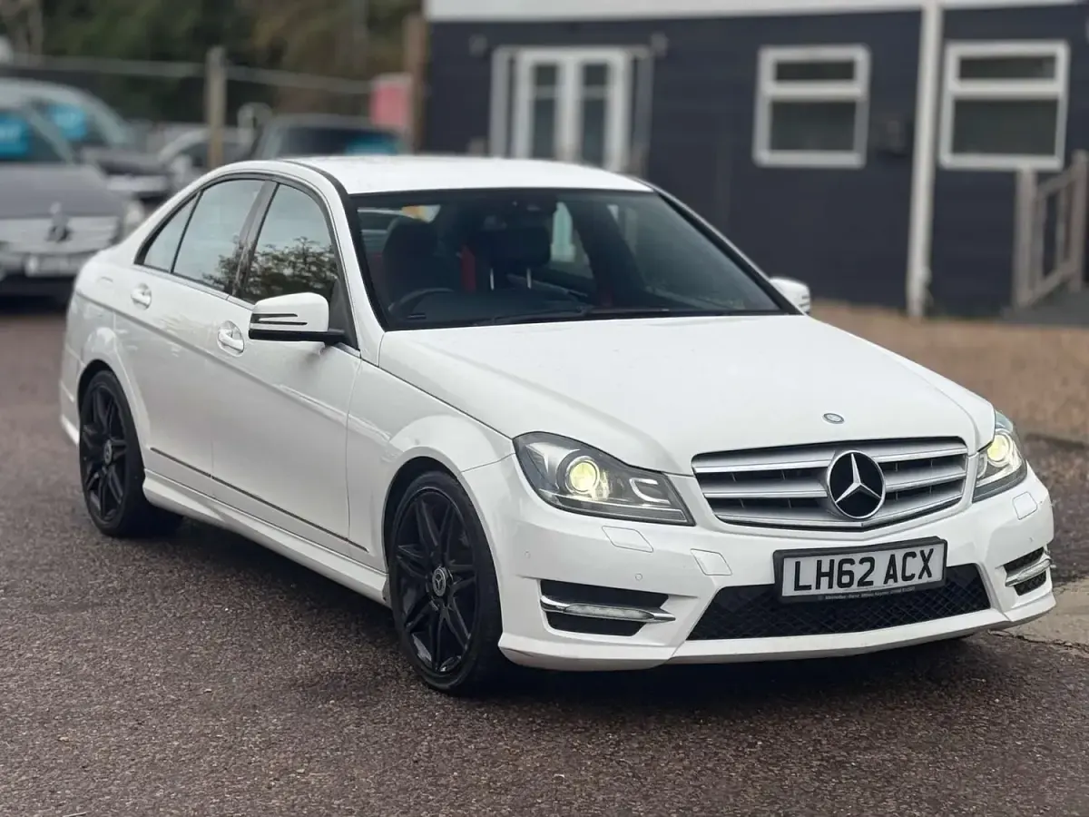 Used Mercedes C180 AMG 2012 White Sedan