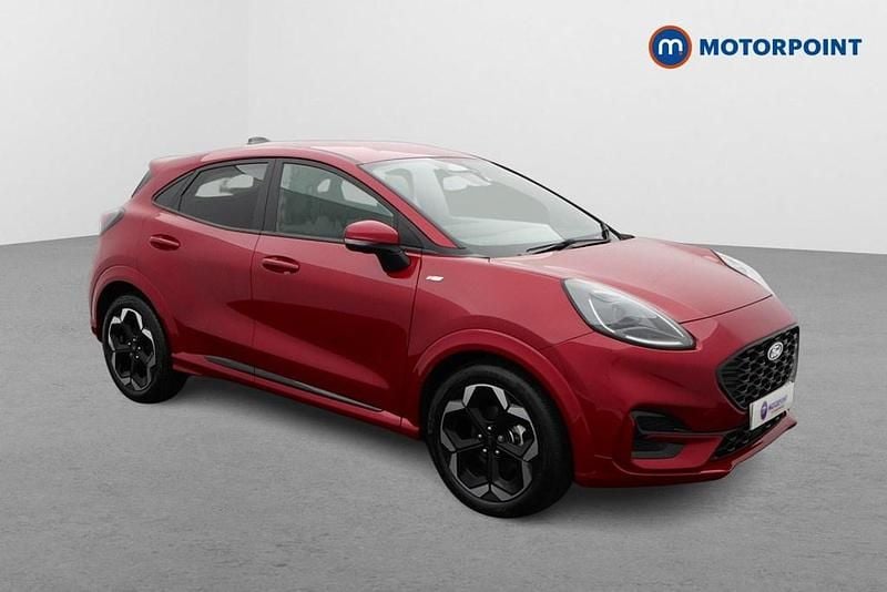 Red Used 2025 Ford Puma Gen-E ST-Line X Hatchback | £21,999 (Fair price) - Image 1/4