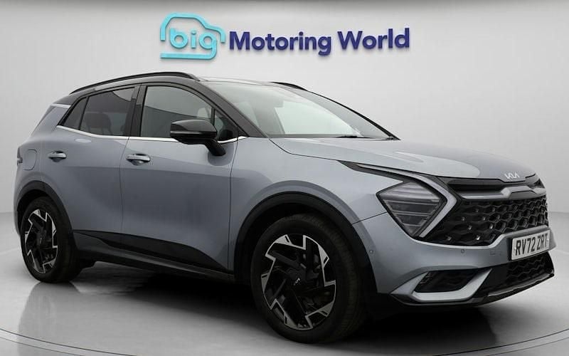 Silver Used 2022 Kia Sportage GT-Line S SUV | £25,200 (Fair price) - Image 1/4