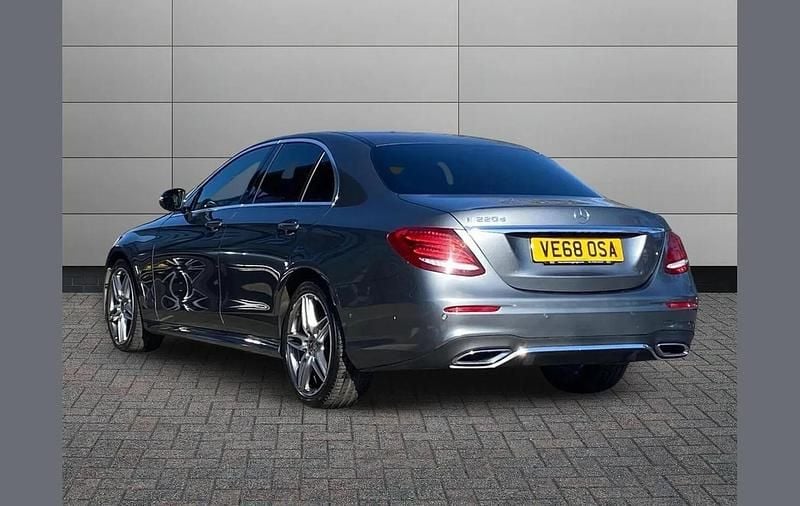 Used Mercedes E220 AMG line 194 HP (142 kW) 2018 Grey Sedan