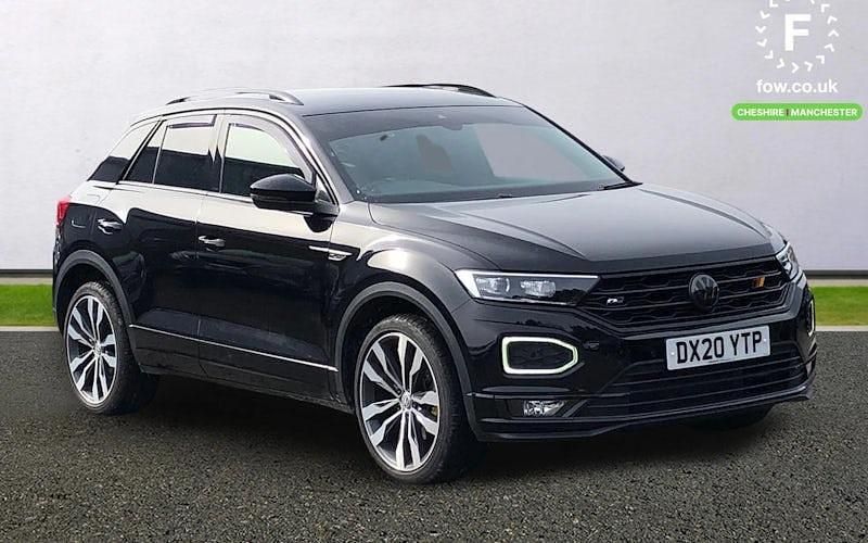 Used VW T-Roc R-line 150 HP (110 kW) 2020 Black SUV