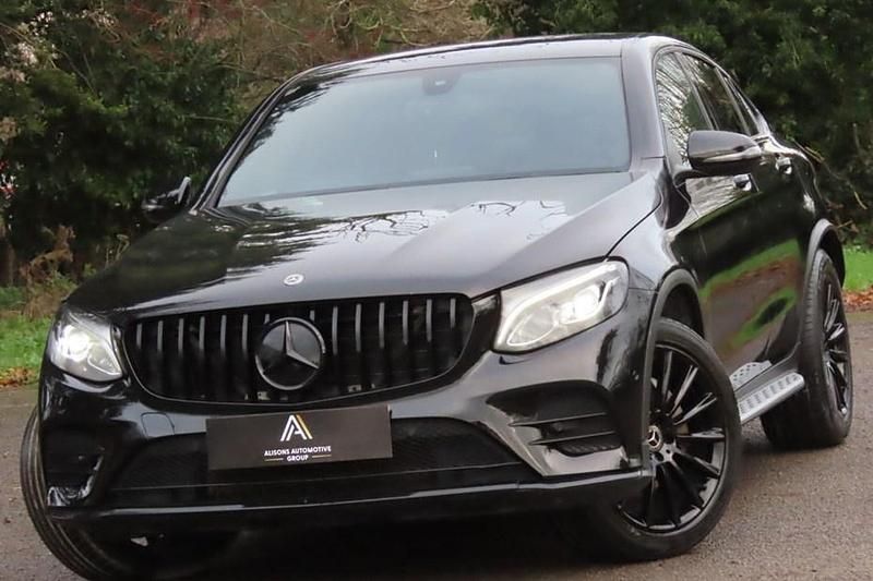 Black Used 2017 Mercedes GLC250 AMG line Coupe | £18,494 (Good price) - Image 1/1